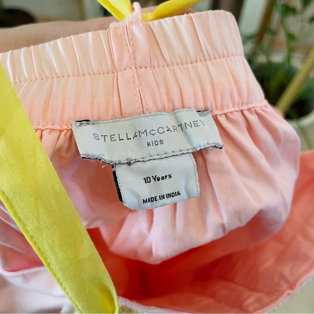 Stella McCartney Kids Pink and Yellow Casual Dress - Picture 4 of 5